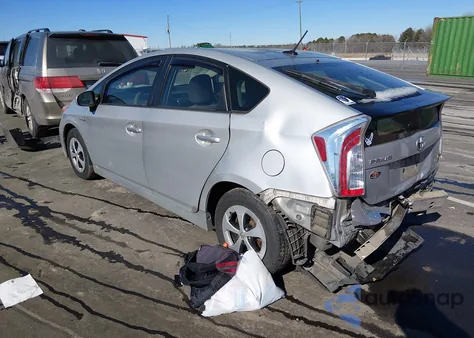 2015 Toyota Prius Three из США, поврежденный, VIN JTDKN3DU6F0458689